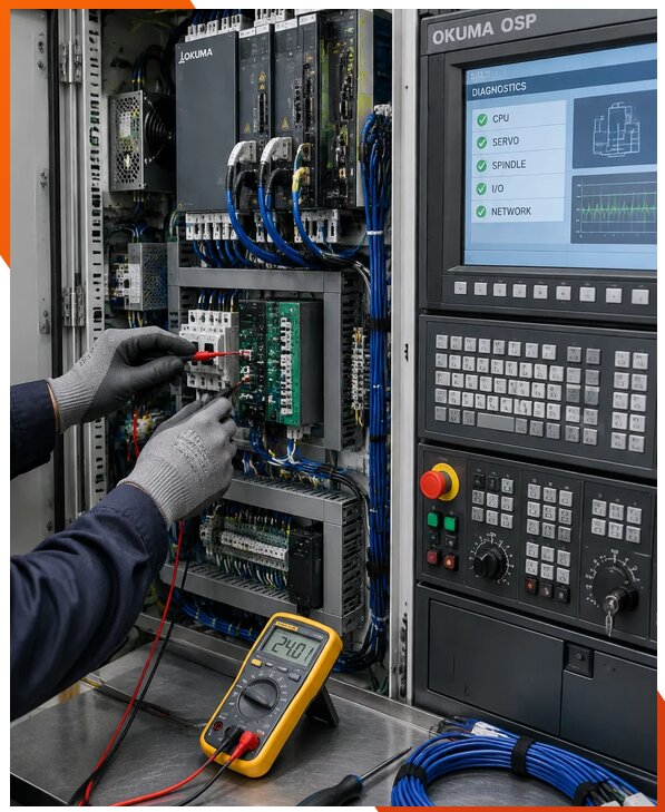 Ремонт систем ЧПУ Okuma OSP в Луховицах